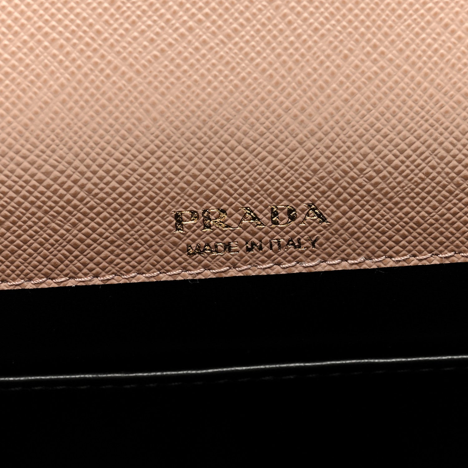 Prada Saffiano Lux Metal Logo Mini Flap Chain Shoulder Bag Cammeo 7 of 10