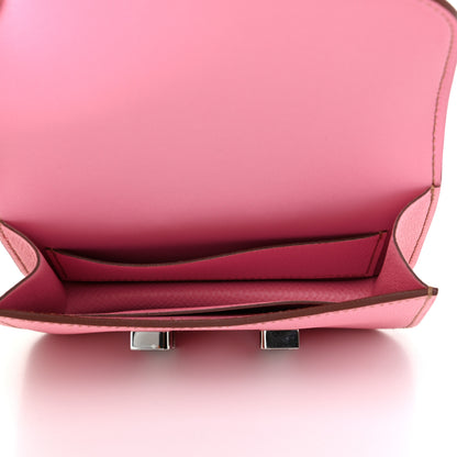 Hermes Epsom Constance Slim Wallet 5P Pink 5 of 8