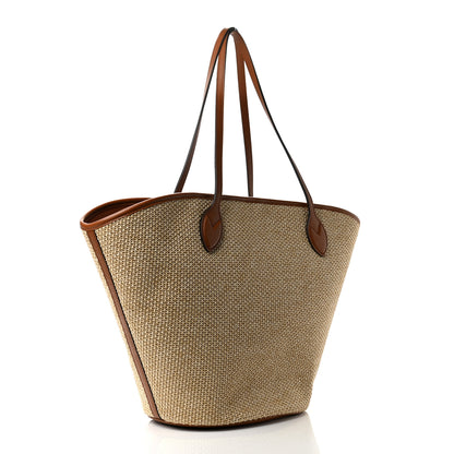 Louis Vuitton Raffia Saint Jacques Tote Caramel 4 of 10