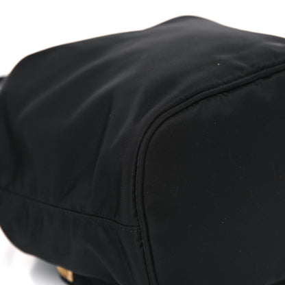 Prada Saffiano Tessuto Nylon Mini Bucket Crossbody Bag Black 10 of 12