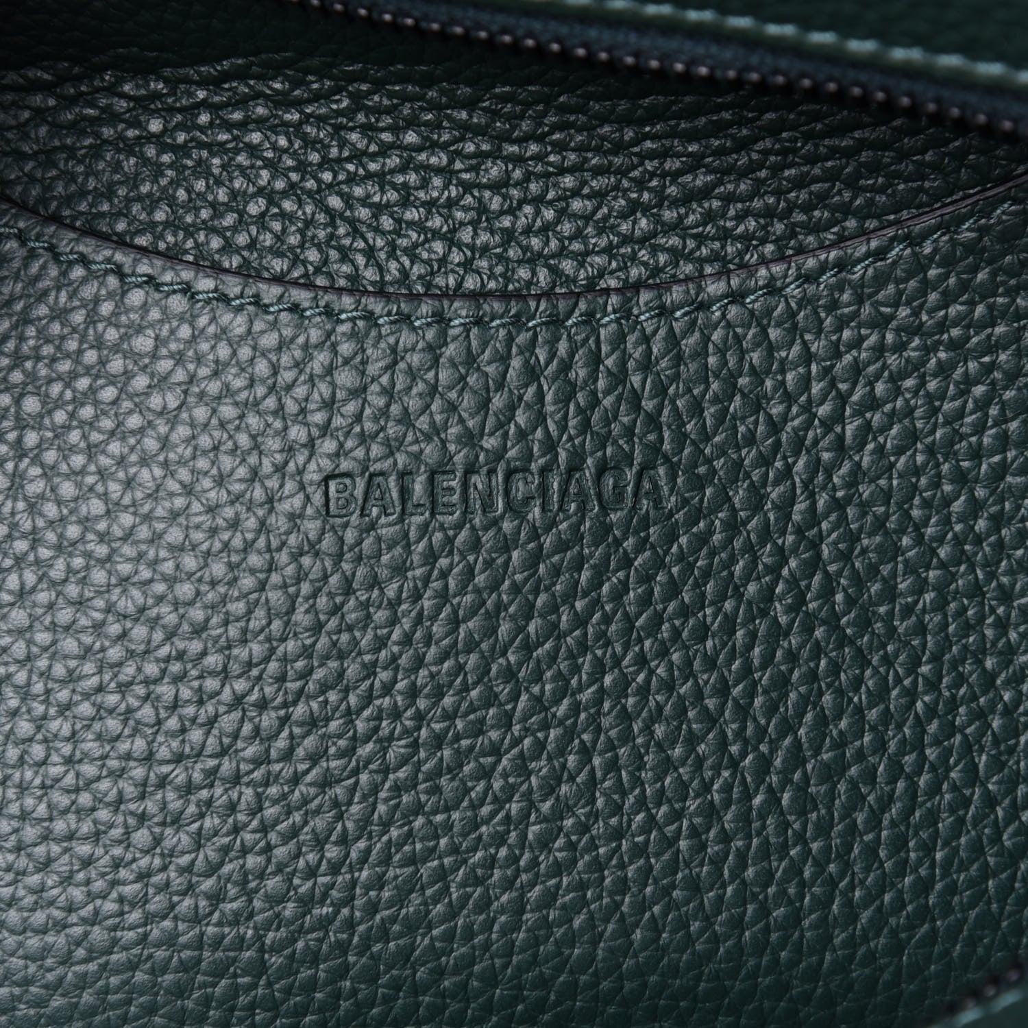 Balenciaga Grained Calfskin Neo Classic Matte Black Hardware S City Forest Green 6 of 10
