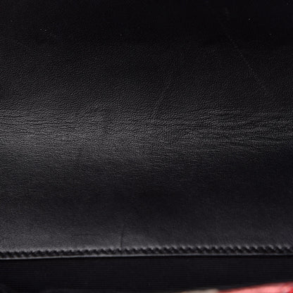 Saint Laurent Metallic Calfskin Matelasse Chevron Monogram Medium College Satchel Multicolor 13 of 13