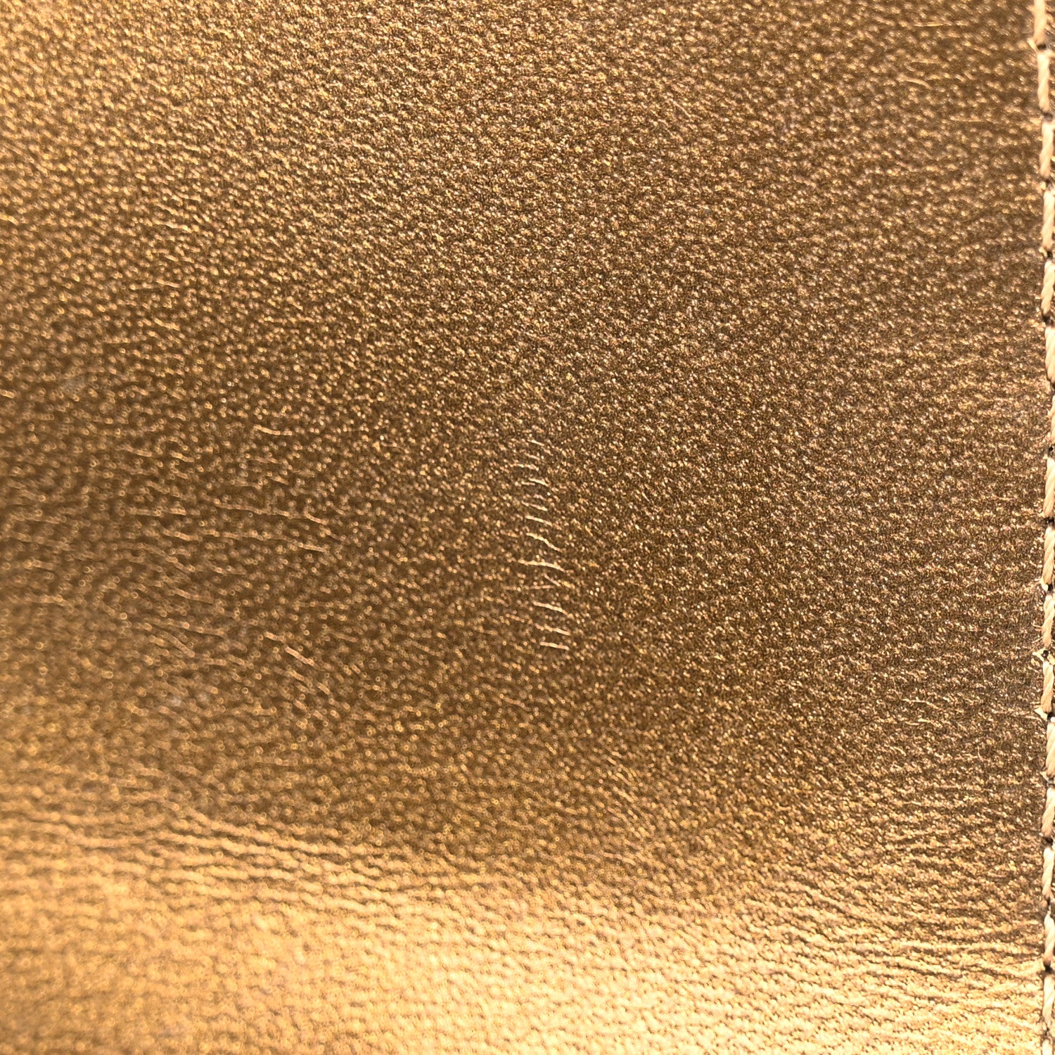 Chanel Metallic Calfskin Caviar Quilted Mini Chain Handle Flap Gold 13 of 22