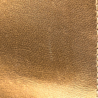 Chanel Metallic Calfskin Caviar Quilted Mini Chain Handle Flap Gold 13 of 22