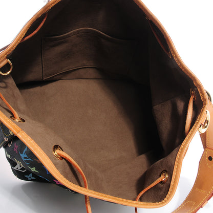 Louis Vuitton Monogram Multicolor Petit Noe Black 5 of 7