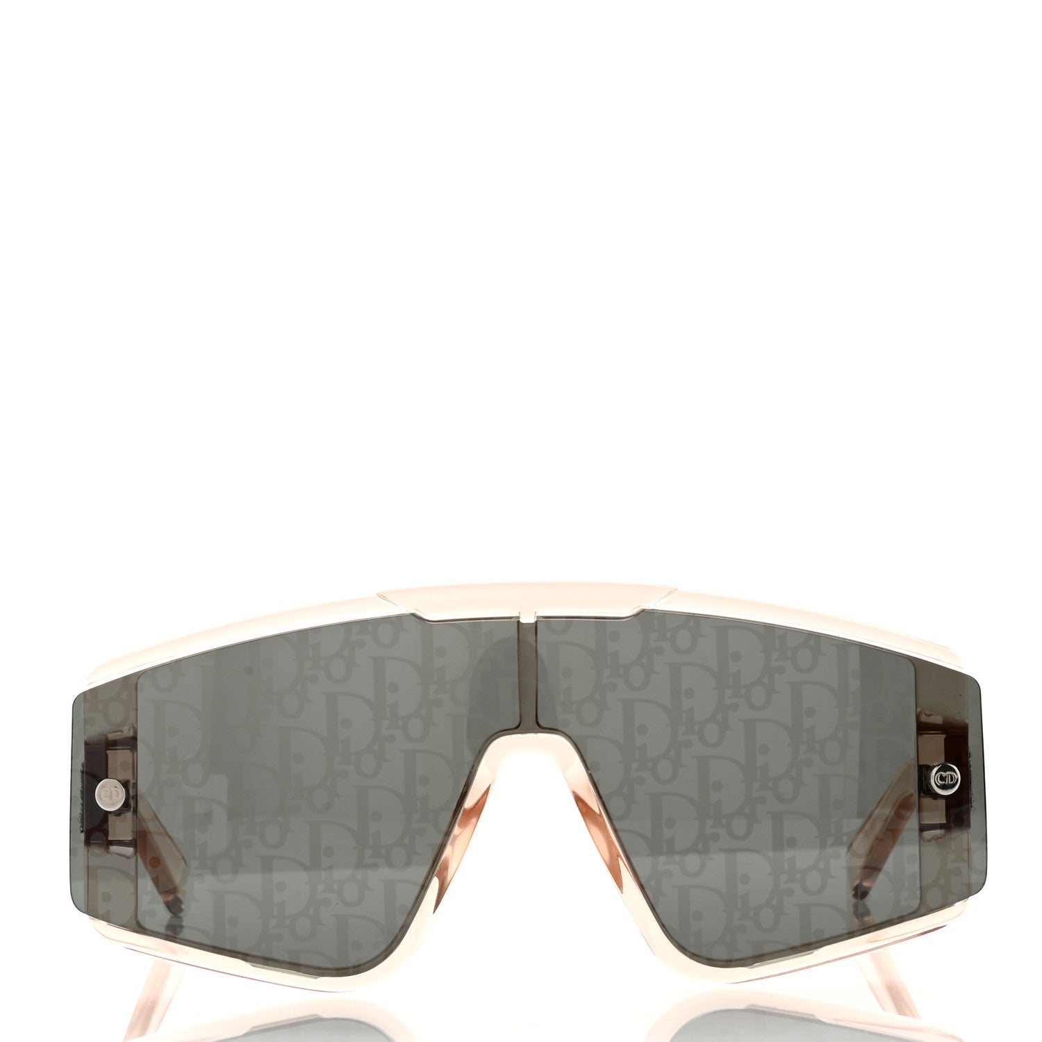 Christian Dior Acetate Diorxtrem MU Oblique Mask Sunglasses Crystal Rose Gold 3 of 9