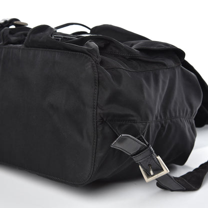 Prada Nylon Vela Medium Backpack Black 8 of 11
