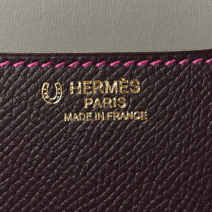 Hermes Epsom Horseshoe Constance 24 Raisin Gris Mouette 7 of 10