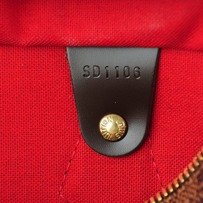 Louis Vuitton Damier Ebene Speedy Bandouliere 25 8 of 9