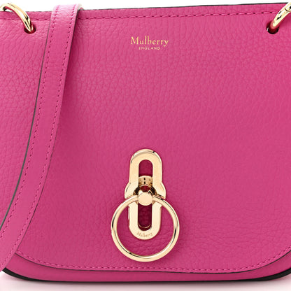 Mulberry Small Classic Grain Small Amberley Satchel Mulberry Pink 7 of 9