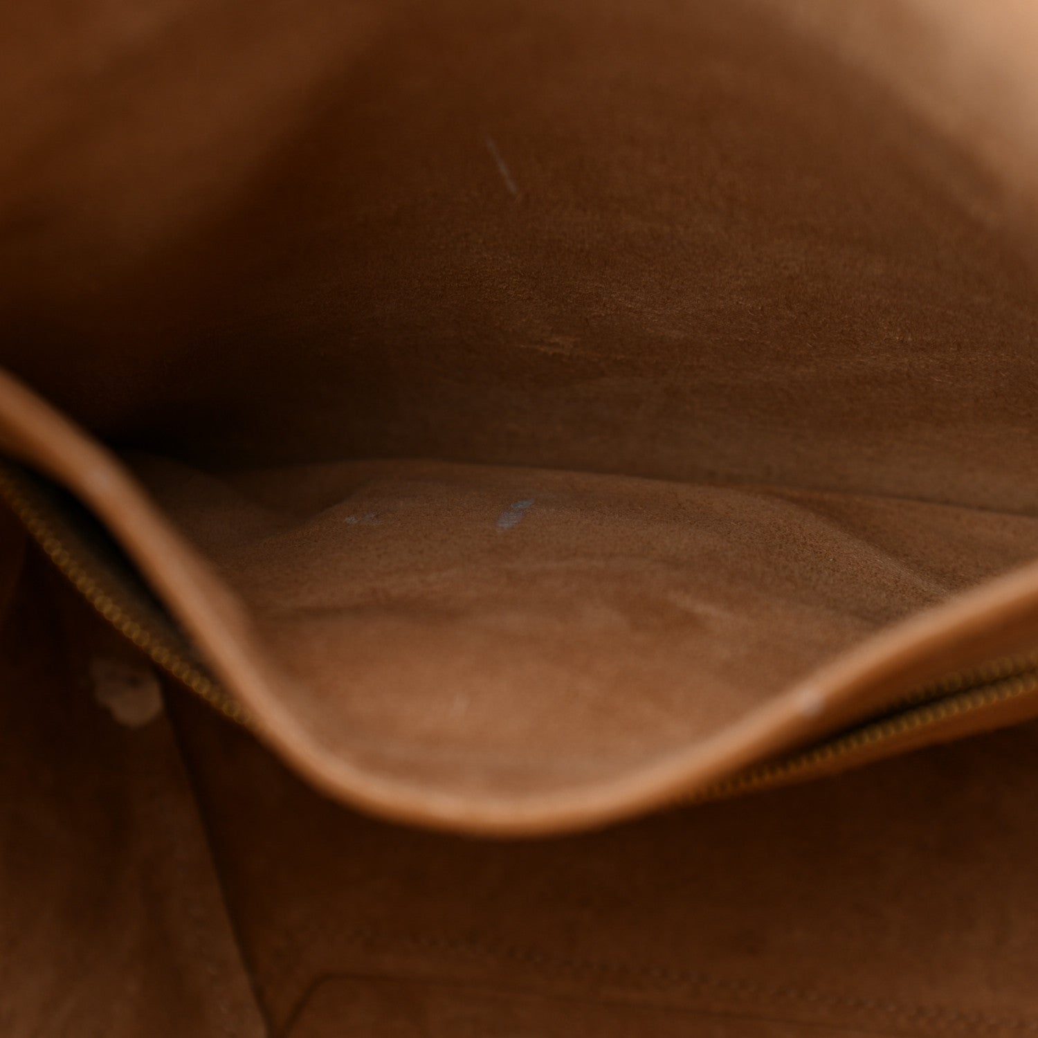 Celine Natural Calfskin Sangle Bucket Bag Light Camel 10 of 16
