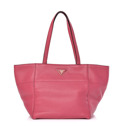 Prada Vitello Daino Shopping Tote Peonia 1 of 11
