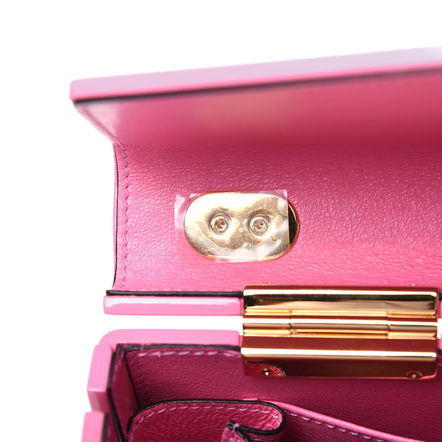 Gucci Plexiglass Mini Sylvie 1969 Top Handle Bag Pink 11 of 16
