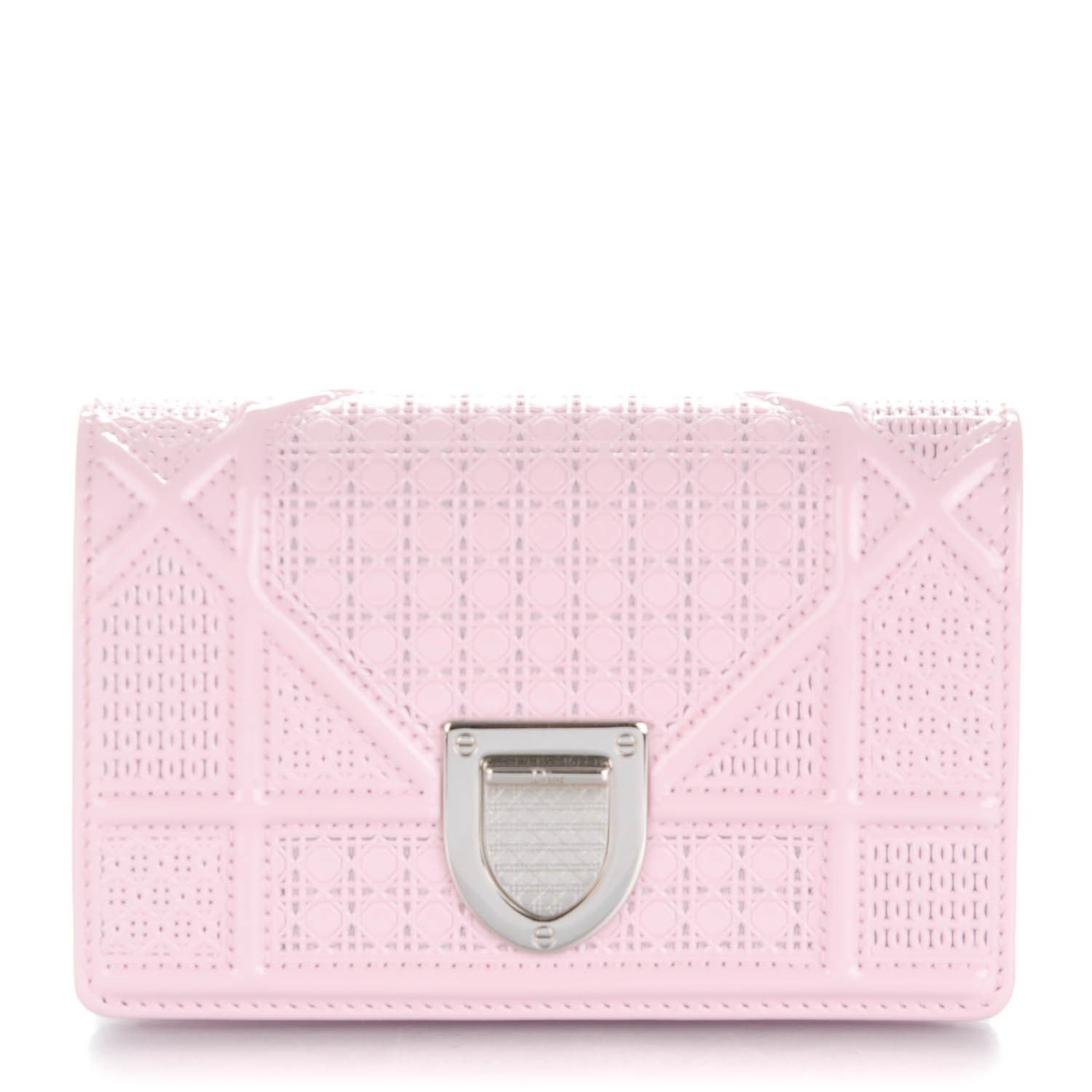 Christian Dior Patent Micro-Cannage Baby Diorama Flap Bag Pale Pink 1 of 6