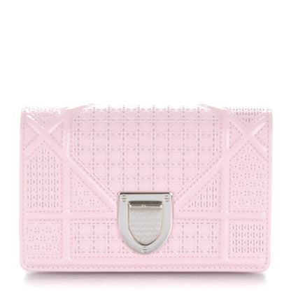 Christian Dior Patent Micro-Cannage Baby Diorama Flap Bag Pale Pink 1 of 6