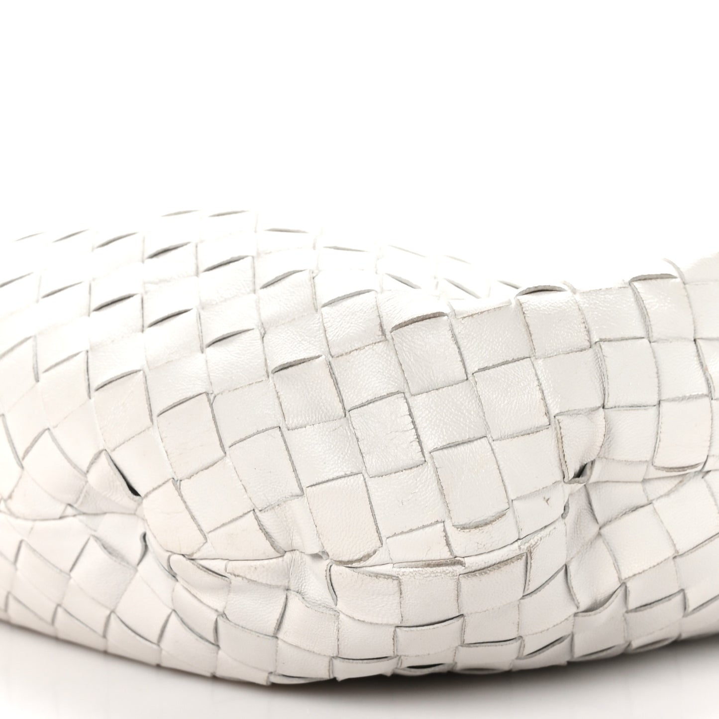 Nappa Intrecciato Teen Jodie Hobo White
