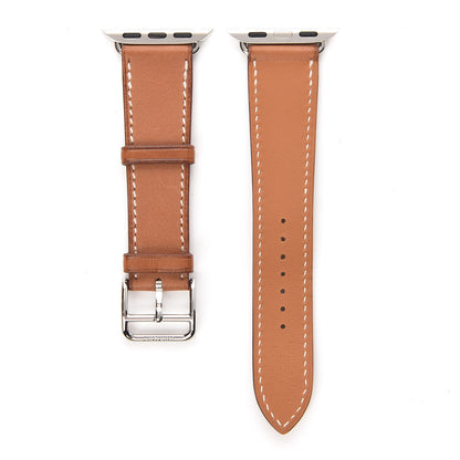 Hermes Barenia 40mm Apple Watch Single Tour Band Fauve 1 of 6