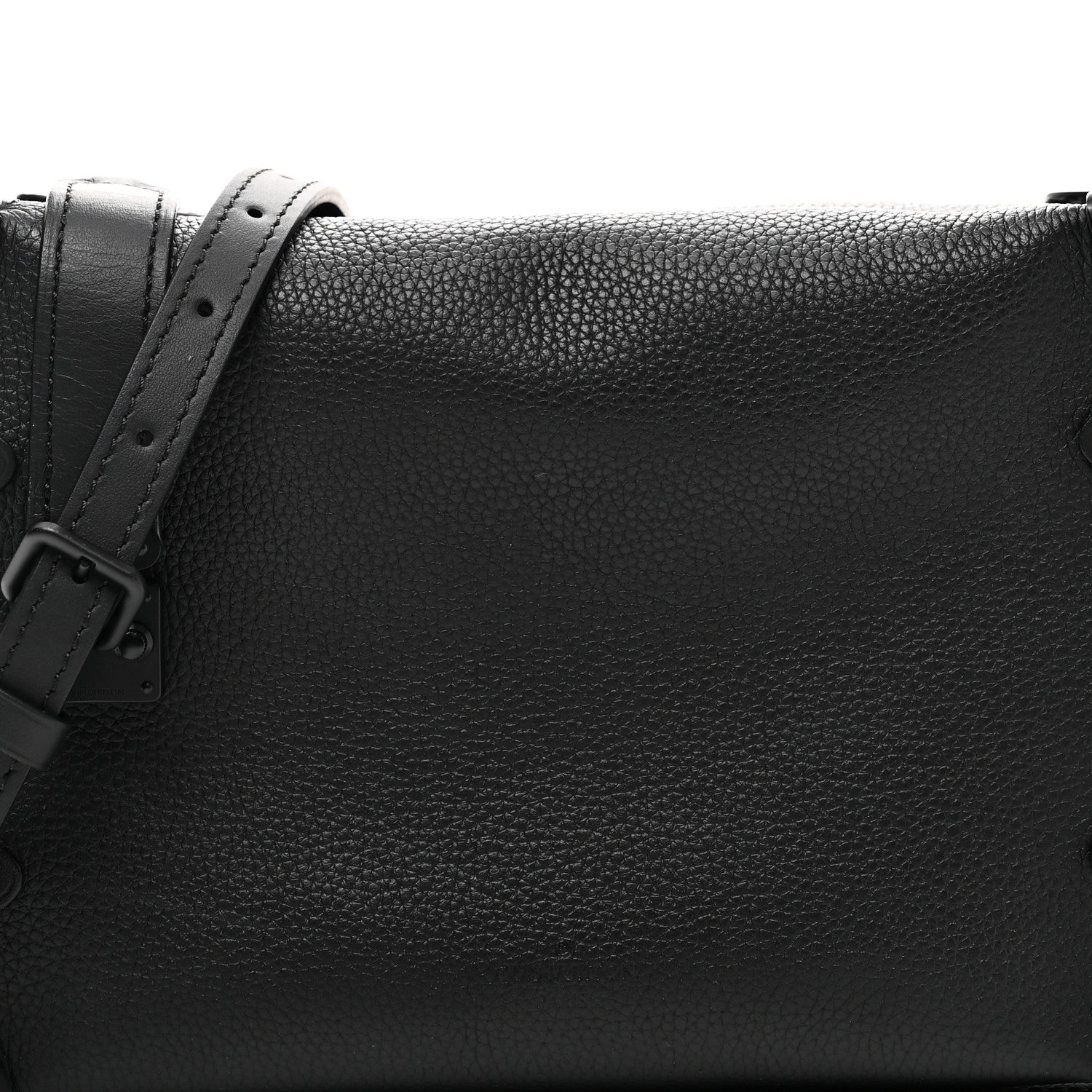 Louis Vuitton Calfskin Side Trunk MM Black 7 of 9