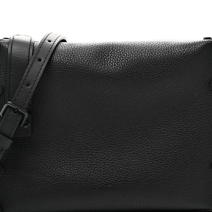 Louis Vuitton Calfskin Side Trunk MM Black 7 of 9
