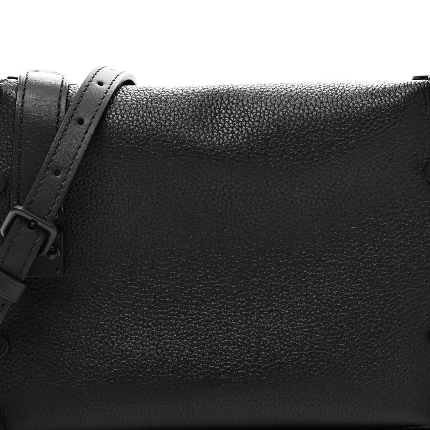 Calfskin Side Trunk MM Black