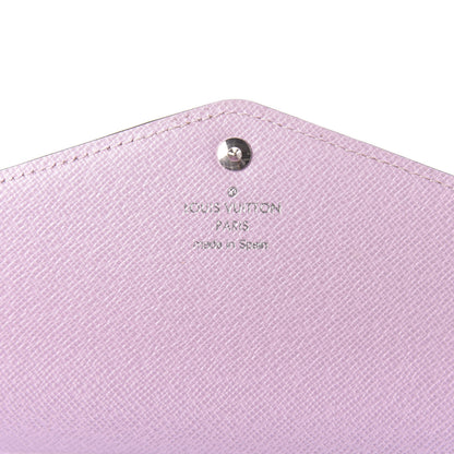 Louis Vuitton Epi Tropical Sarah Wallet Blue Rose 8 of 9