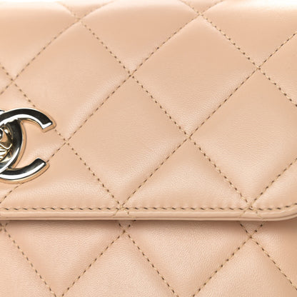 Chanel Lambskin Quilted Small Trendy CC Dual Handle Flap Bag Beige 11 of 12