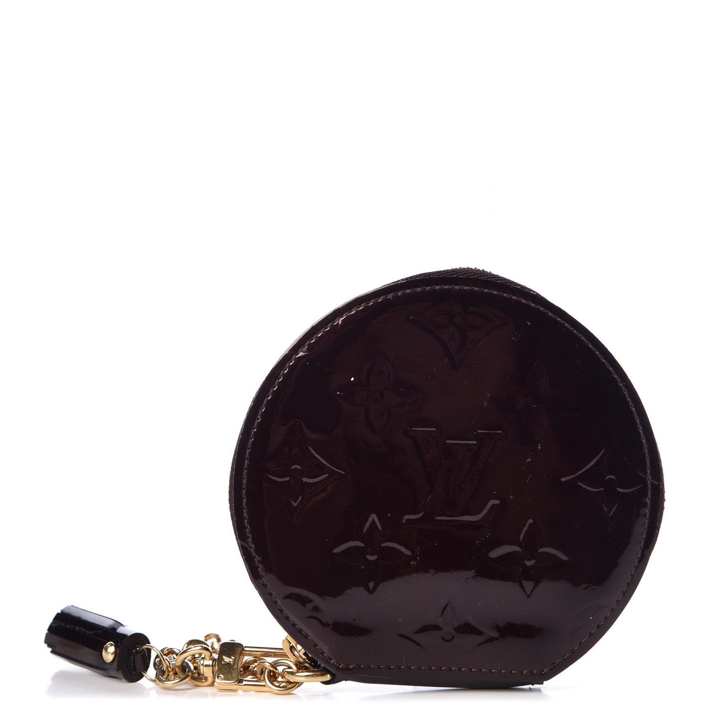 Vernis Chapeau Coin Purse Amarante