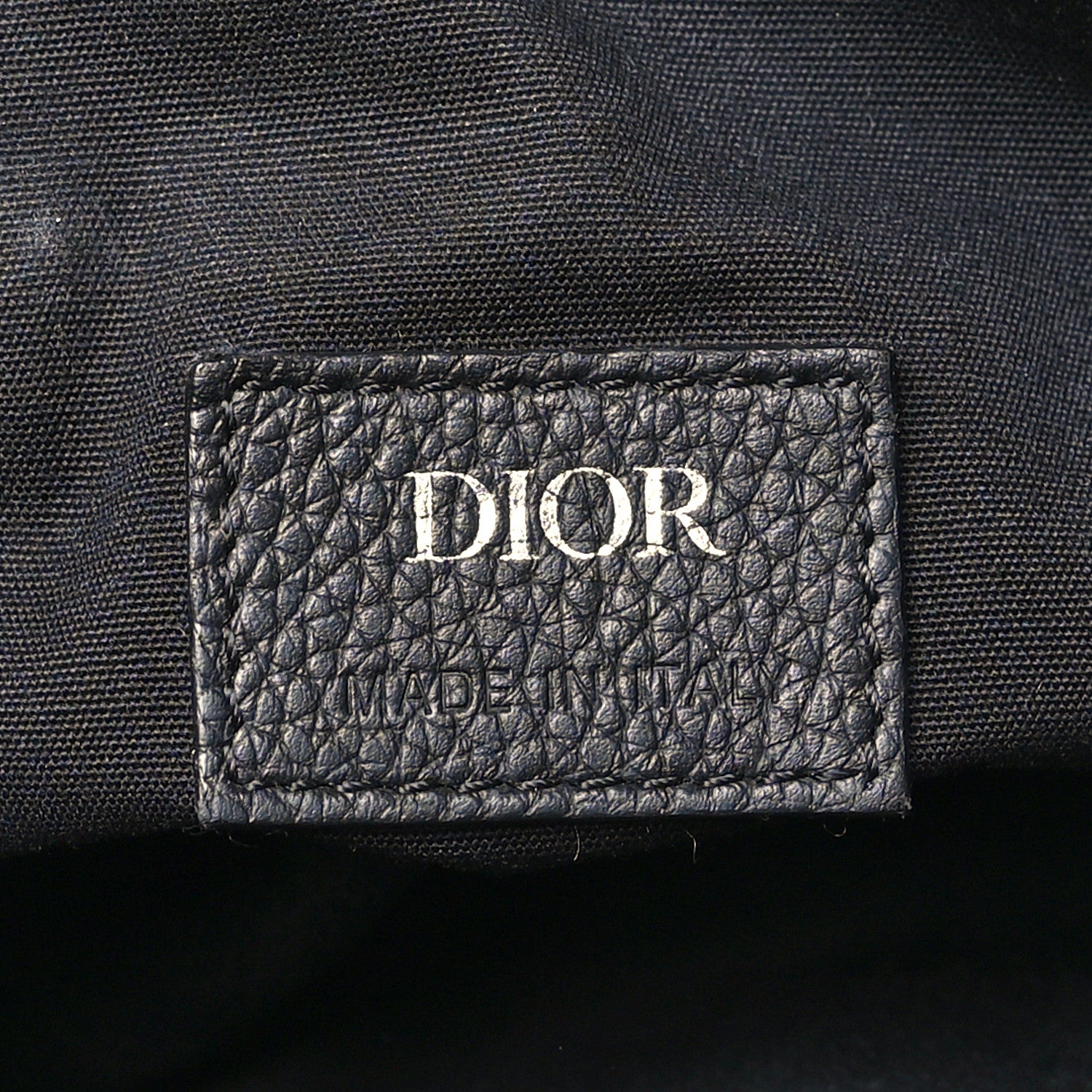 Christian Dior Oblique Mens Saddle Bag Blue 6 of 13
