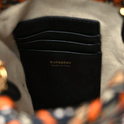 Burberry Lambskin Monogram Micro Lola Bucket Bag 8 of 9