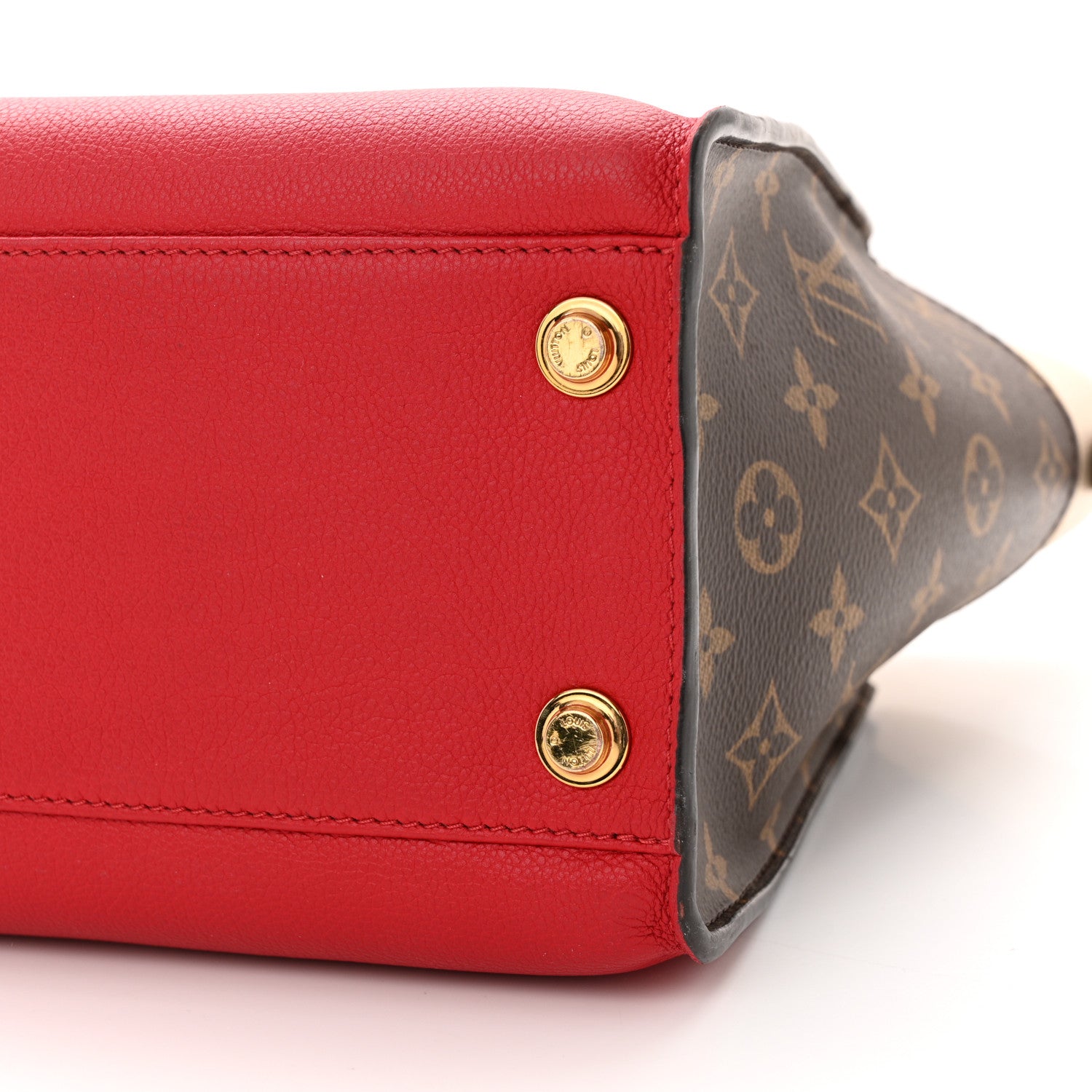 Louis Vuitton Calfskin Monogram On My Side Pirate Red 9 of 12