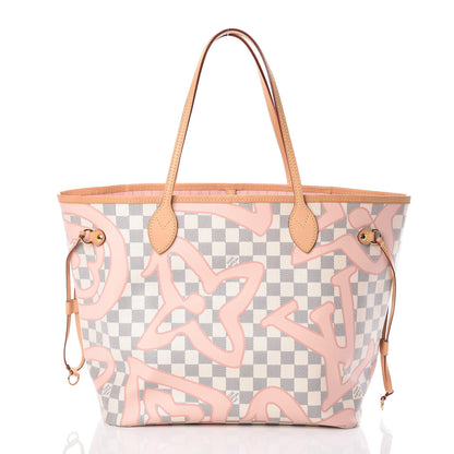 Louis Vuitton Damier Azur Tahitienne Neverfull MM 3 of 10