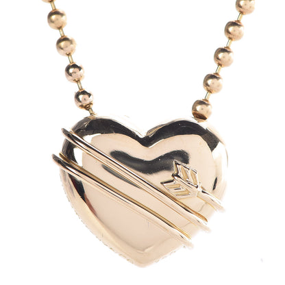 Tiffany 18K Yellow Gold Cupid's Arrow Heart Necklace 4 of 6