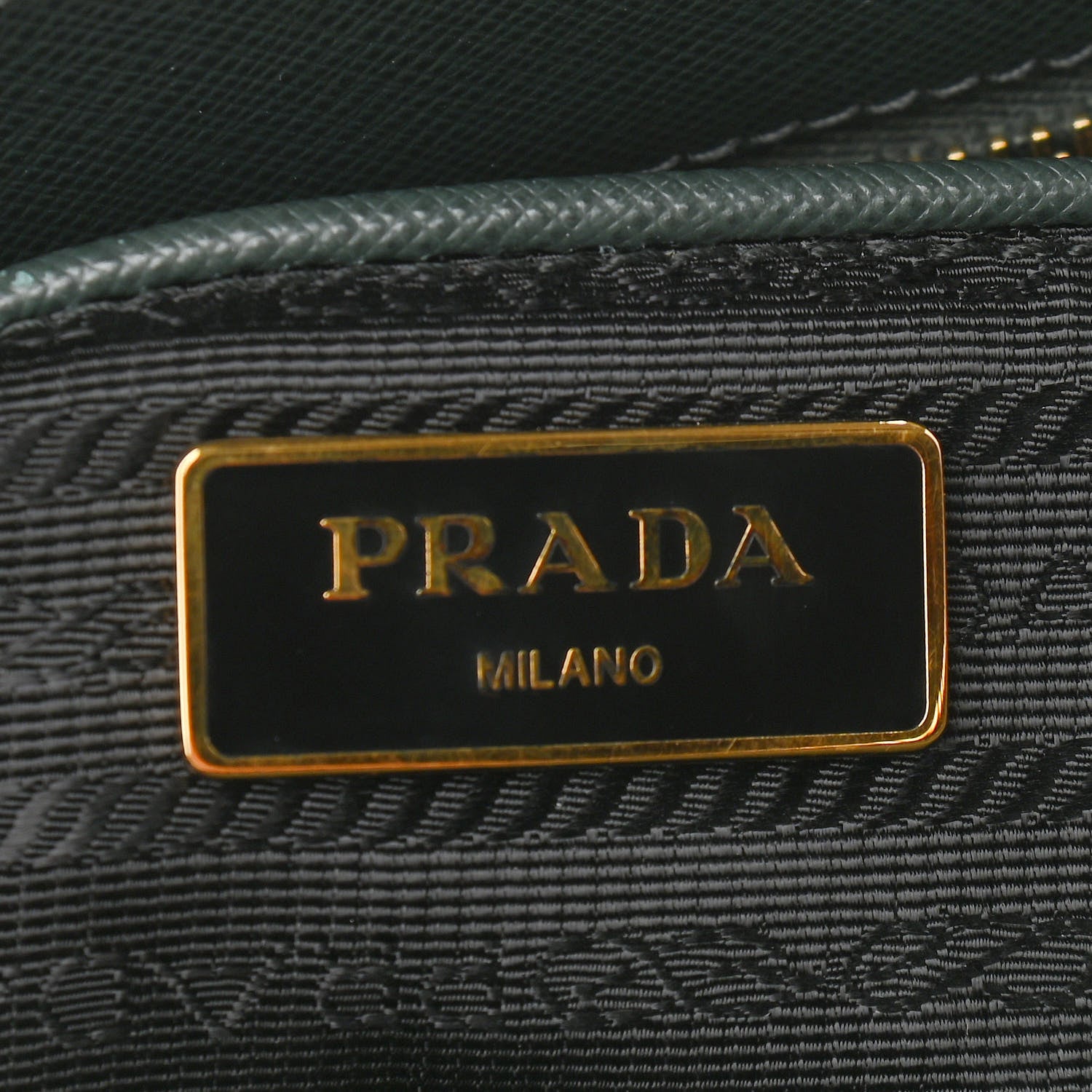 Prada Saffiano Large Galleria Double Zip Tote Smeraldo 6 of 12