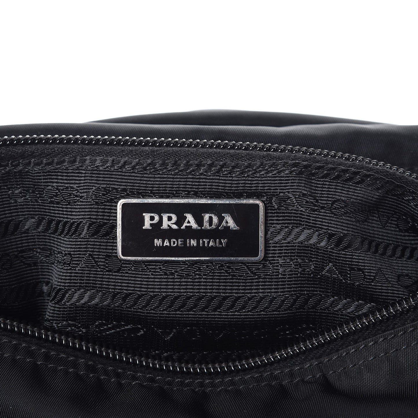 Nylon Vela Messenger Bag Black