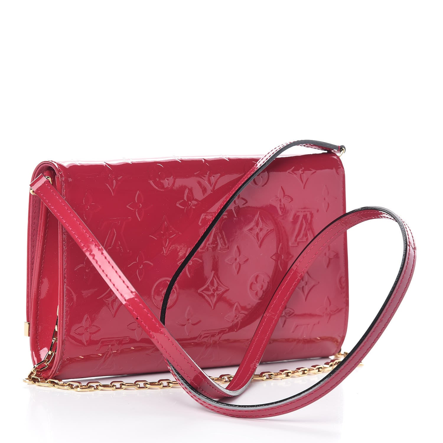 Louis Vuitton Vernis Ana Clutch Rose Indien 4 of 11