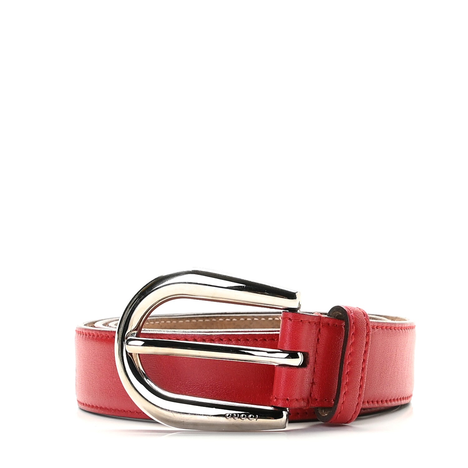 Gucci Calfskin Belt 95 38 Red 1 of 9