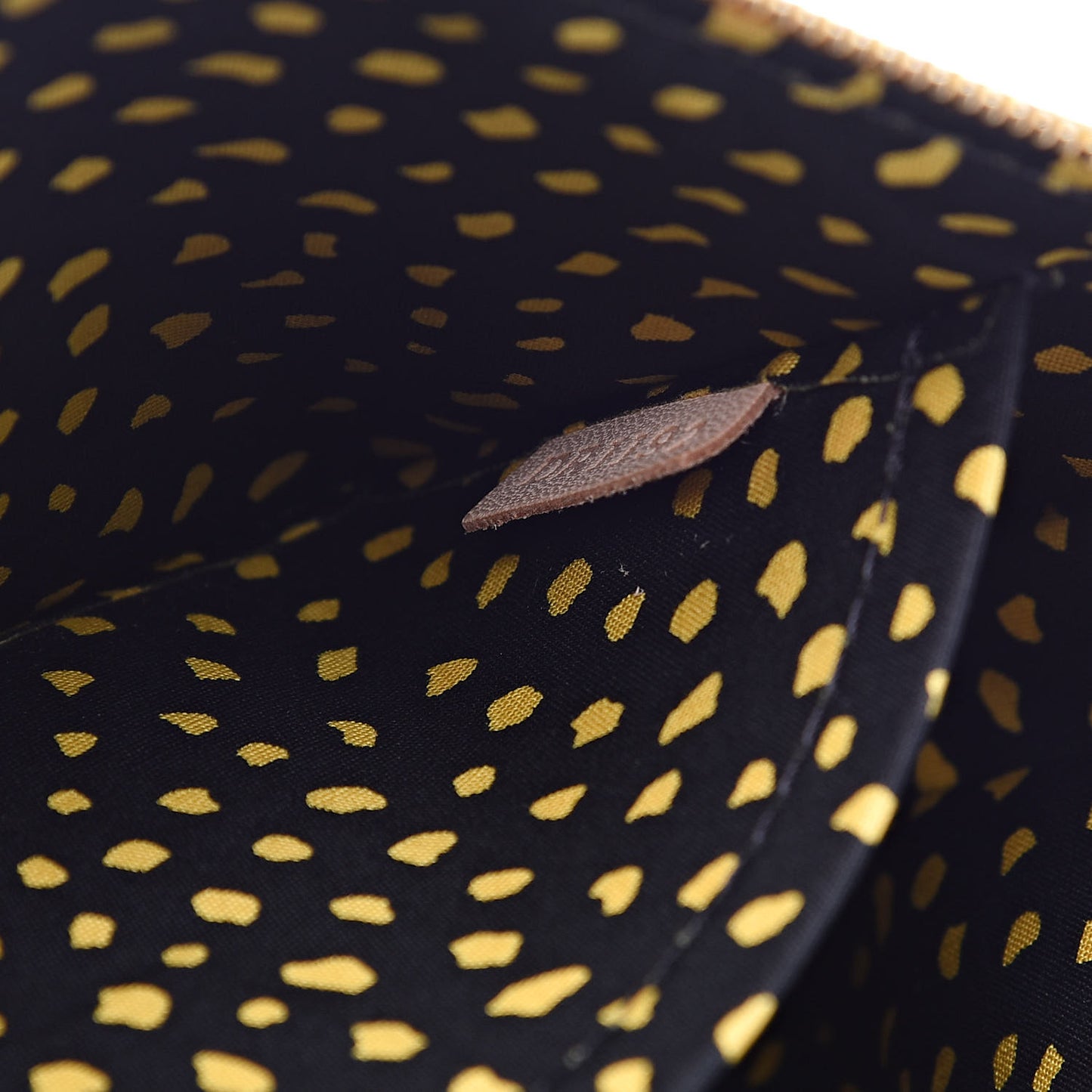 Vernis Kusama Infinity Dots Pochette Accessories Yellow