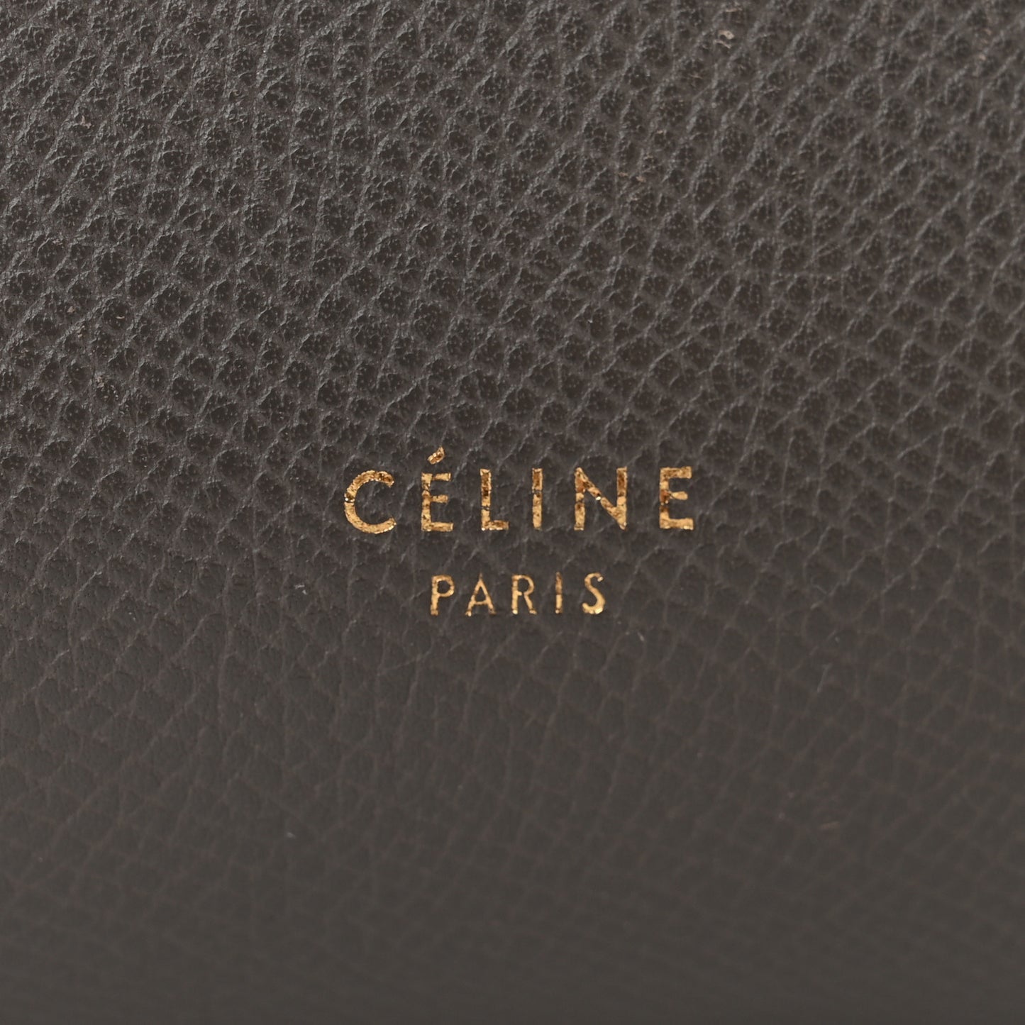 Grained Calfskin Micro Belt Bag Grey