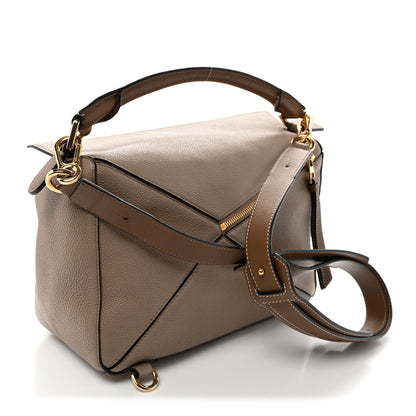 Loewe Grained Calfskin Medium Puzzle Bag Sand Mink 3 of 10