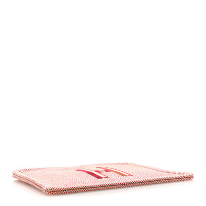 Hermes Toile Small Faubourg Corner Case Orange Framboise 4 of 8