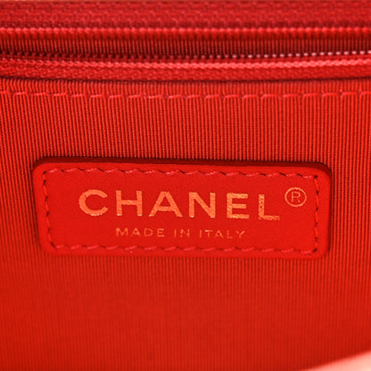 Chanel Caviar Quilted Small Sunset On The Sea Flap Coral 6 of 9