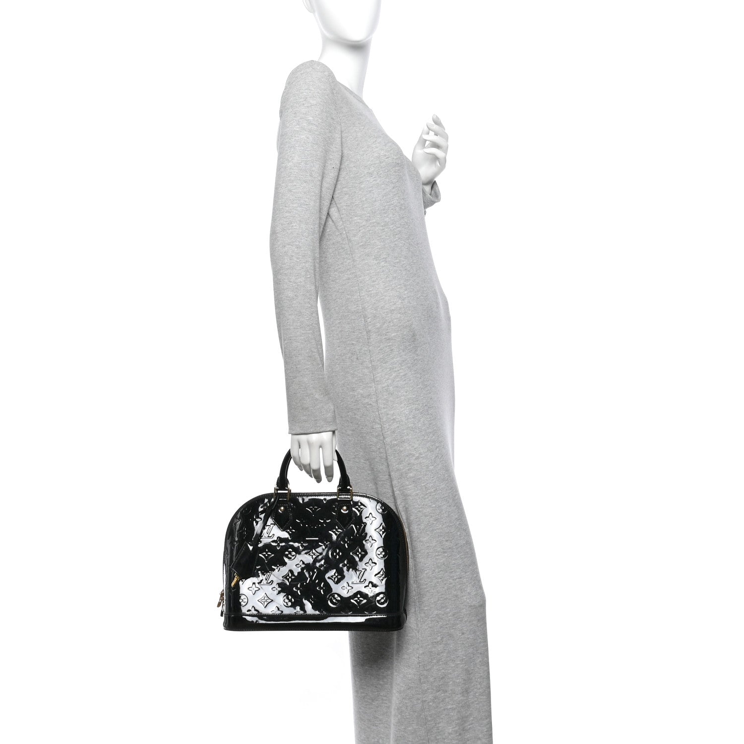 Louis Vuitton Vernis Alma PM Noir Magnetique 2 of 10