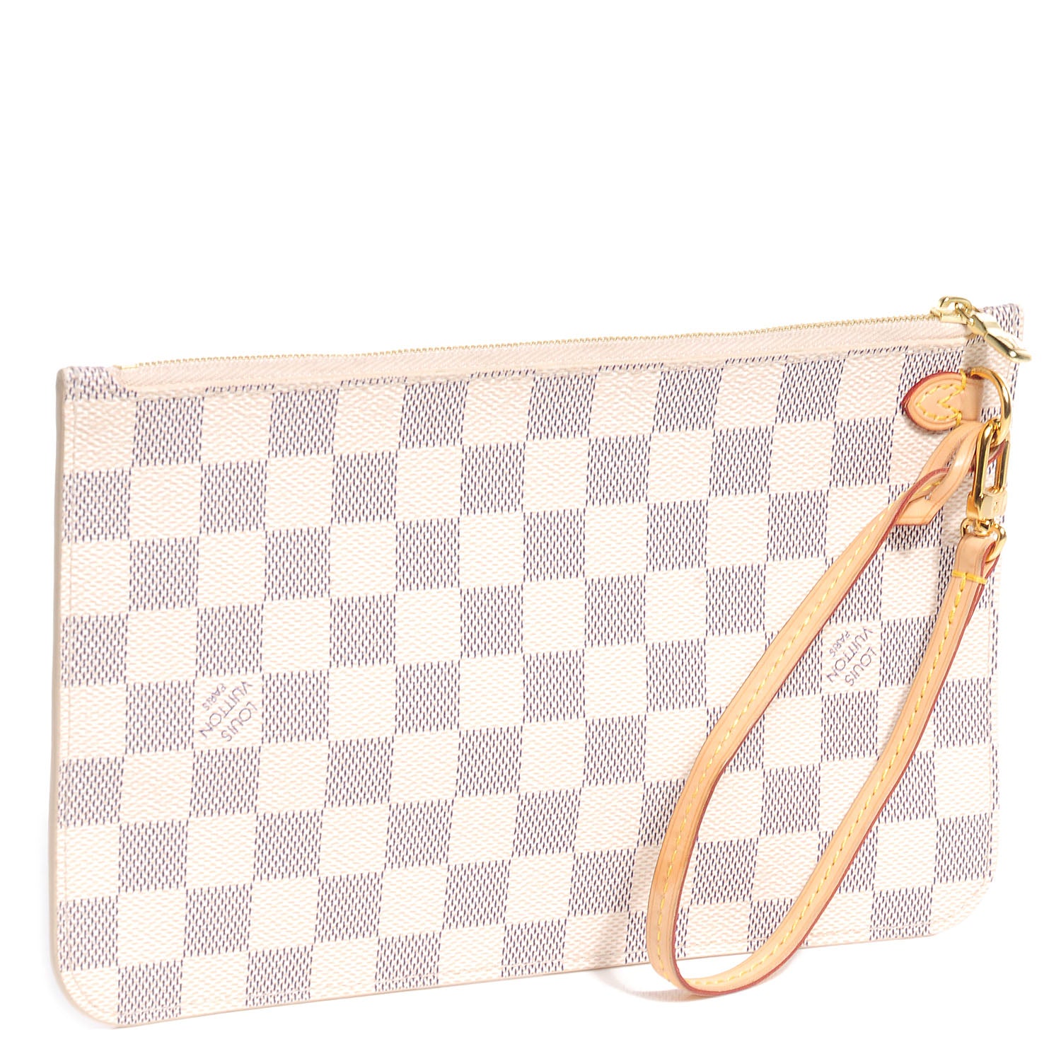 Louis Vuitton Damier Azur Neverfull MM GM Pochette 3 of 8