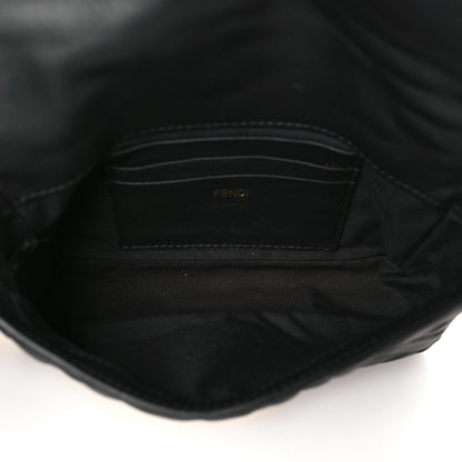 Fendi Nappa FF 1974 Embossed Mini Baguette Black 4 of 8