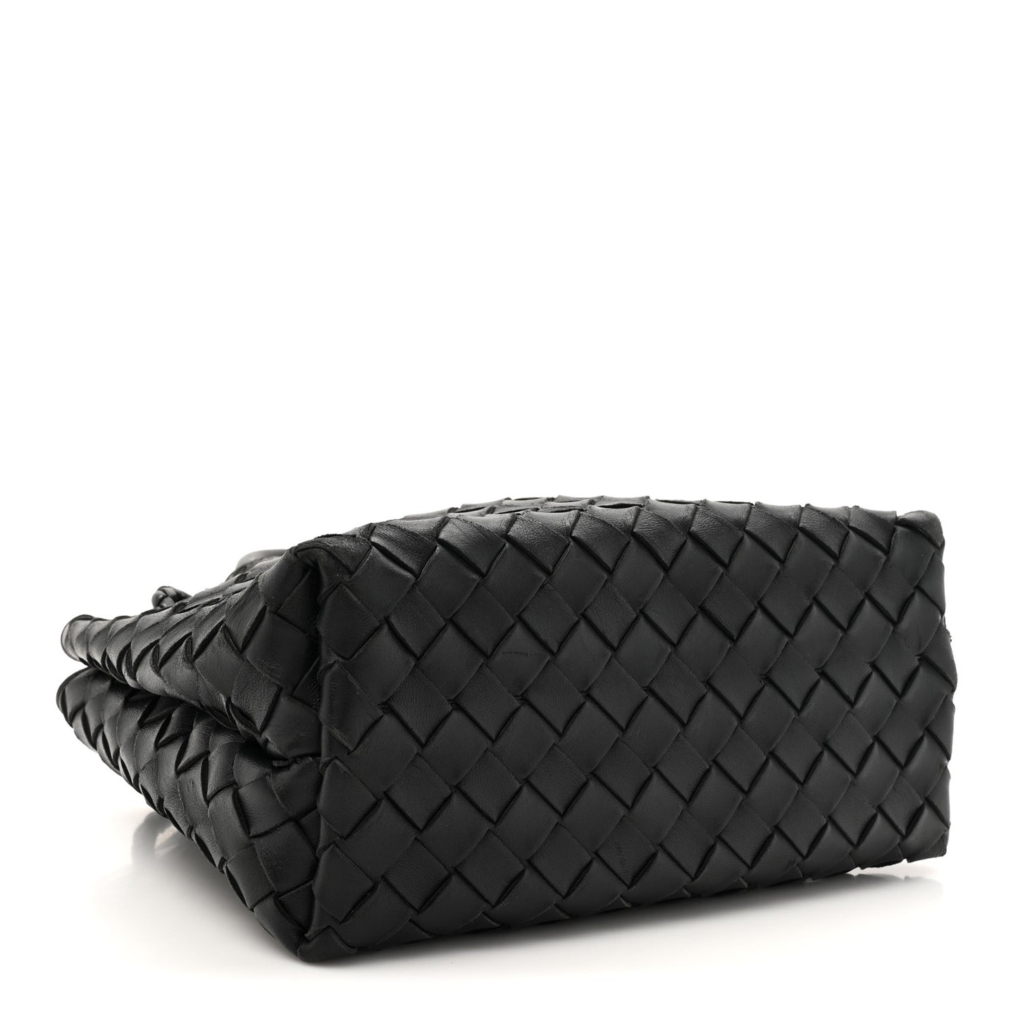 Nappa Intrecciato Small Andiamo Shoulder Bag Black
