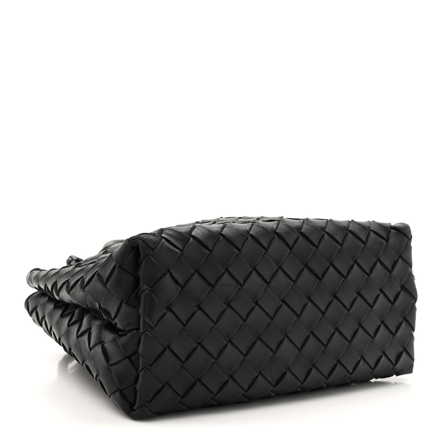 Bottega Veneta Nappa Intrecciato Small Andiamo Shoulder Bag Black 4 of 14