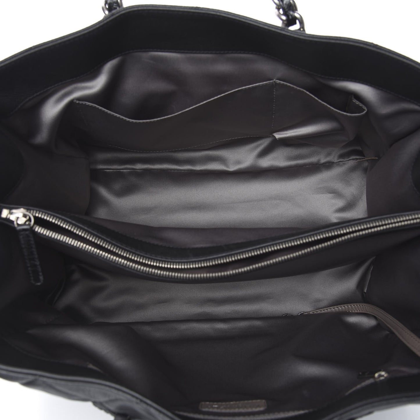 Caviar Quilted Coco Casual Tote Black