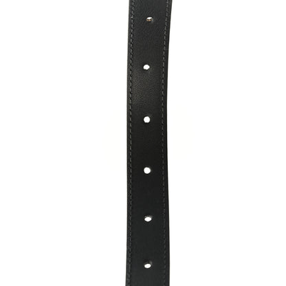 Gucci Calfskin Crystal Double G 20mm Belt 95 38 Black 4 of 6