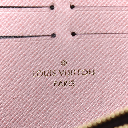 Louis Vuitton Monogram Clemence Wallet Rose Ballerine 6 of 7