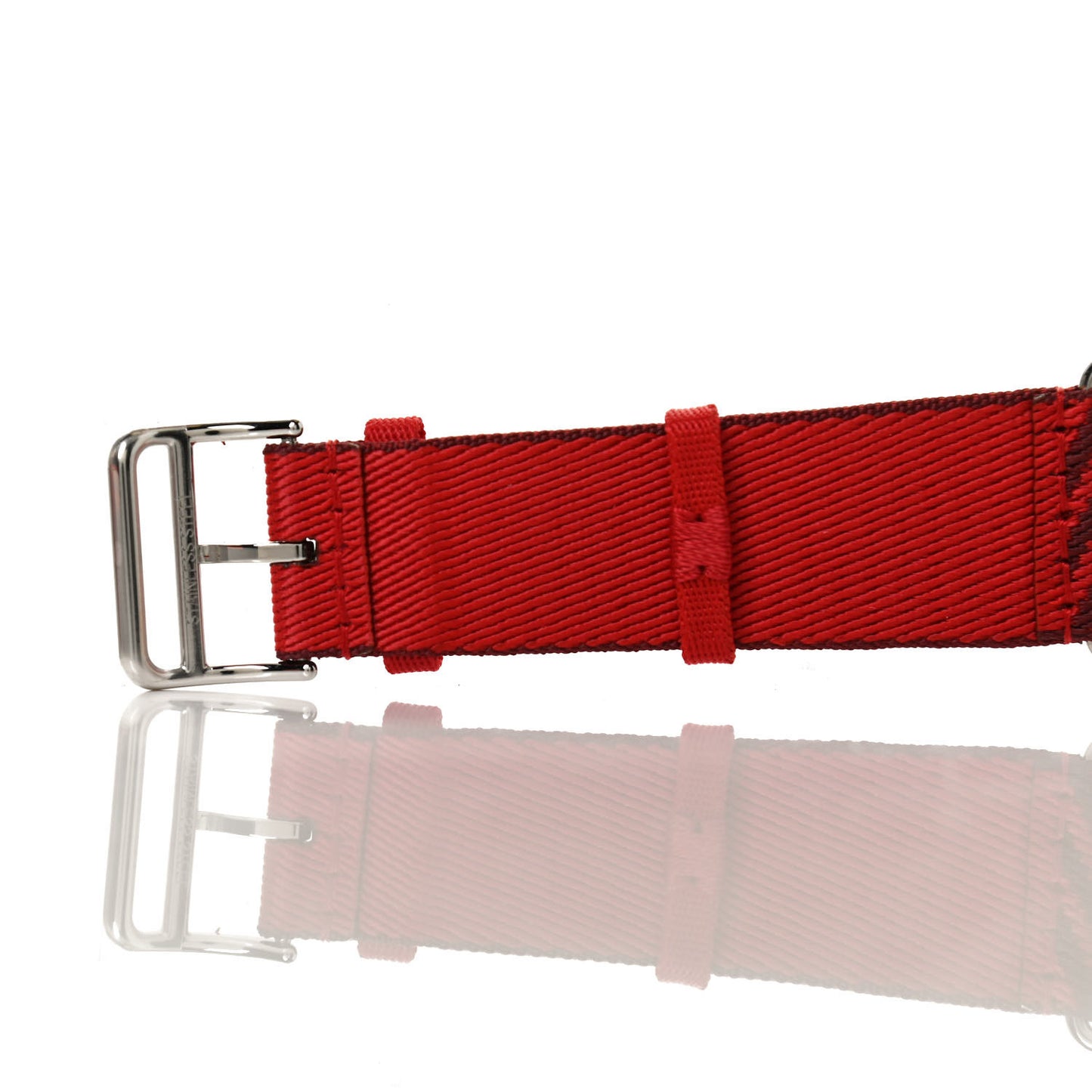 Nylon Weave Apple Watch Single Tour Band 40mm Rouge De Coeur Rouge H